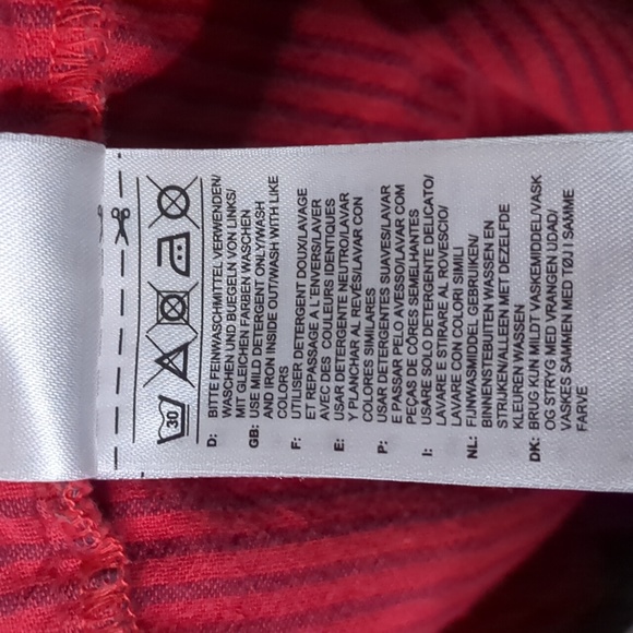 Vintage ADIDAS* 100% cotton button front short sleeve dress/shirt, side ties 2pk - Picture 14 of 16